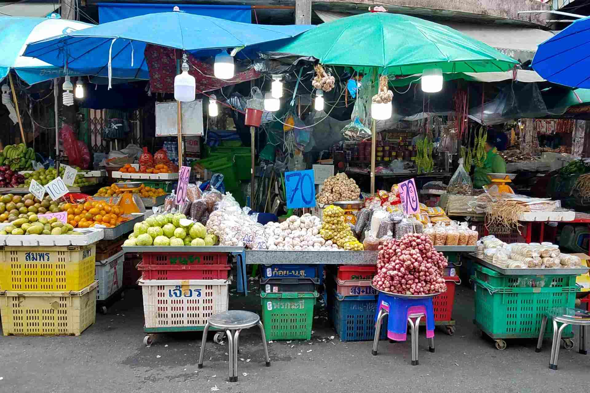 thai vegetable market