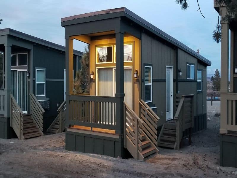 exterior of cabin