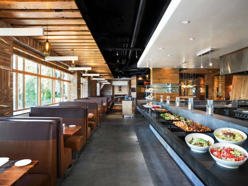hotel dining area